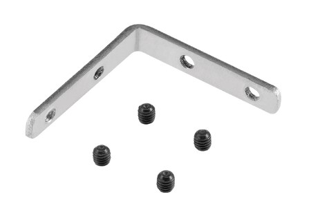 KIT DE UNIÃO L TETO-PAREDE PARA PERFIS ARCHI 16MM